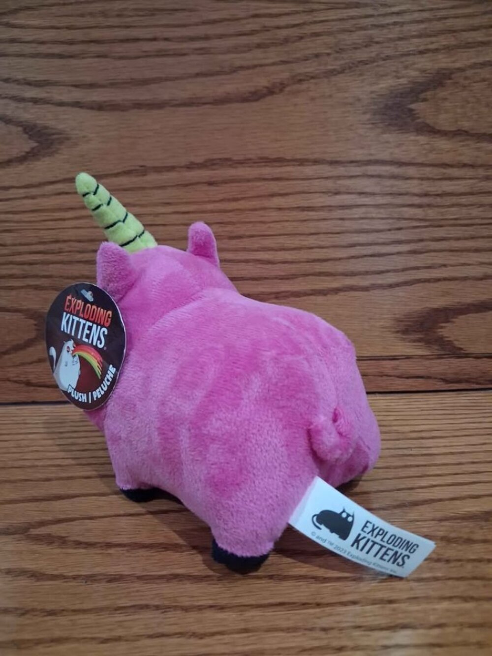 Exploding Kittens Card Game Pig-a-Corn Pig Unicorn Plush Stuffed Animal NWT - Picture 2 of 2